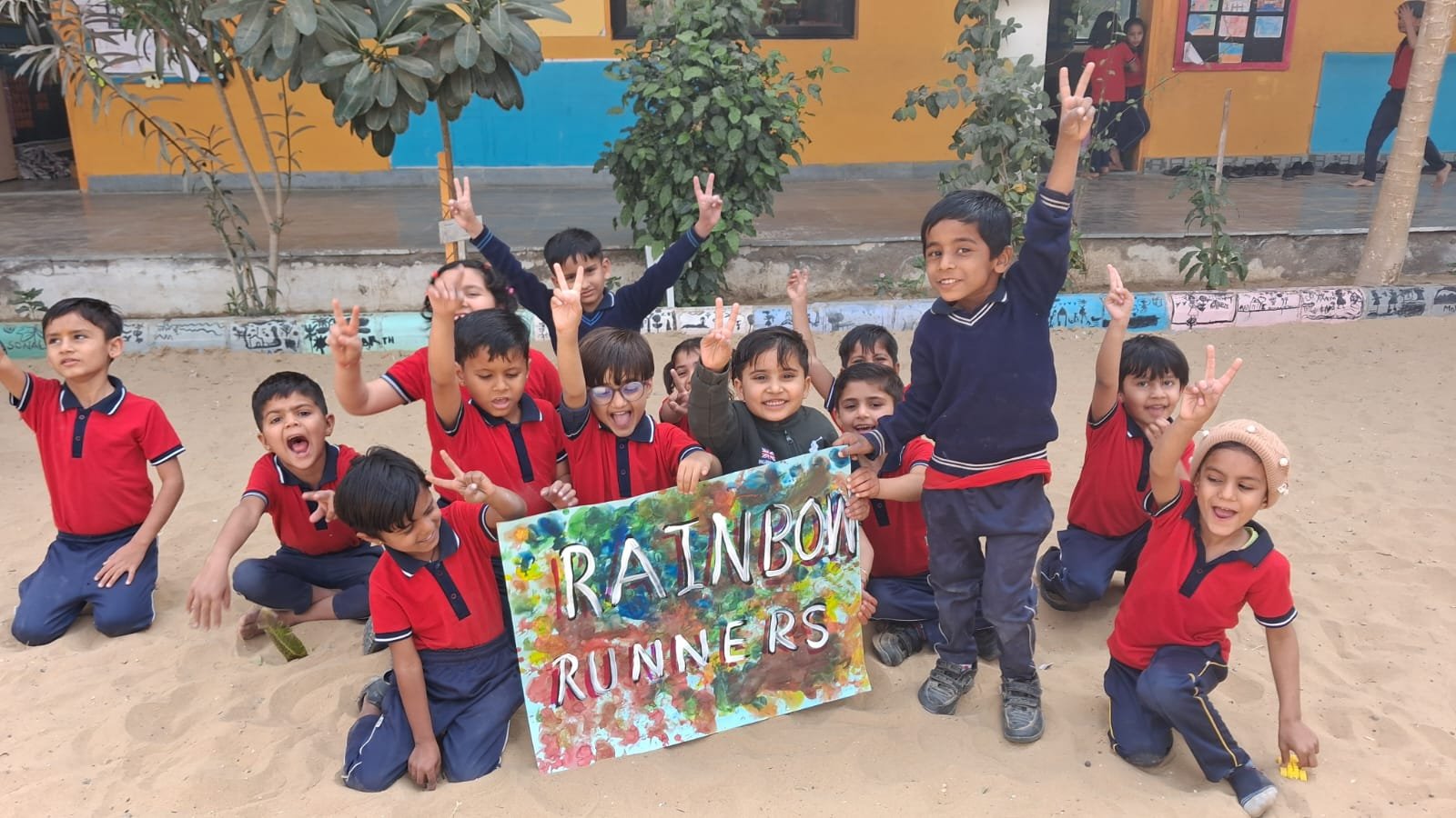 नन्हे विद्यार्थियों ने दिखाया उत्साह, साहस और खेल भावना — अज़ीम प्रेमजी स्कूल, बाड़मेर में स्पोर्ट्स वीक का शुभारंभ