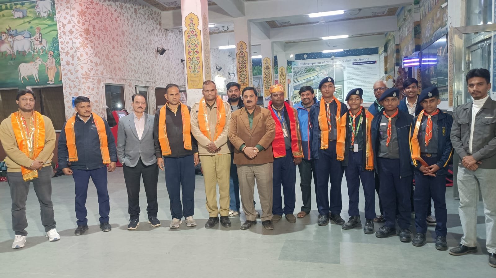 Scouts and Rovers from Udaipur Receive State Award