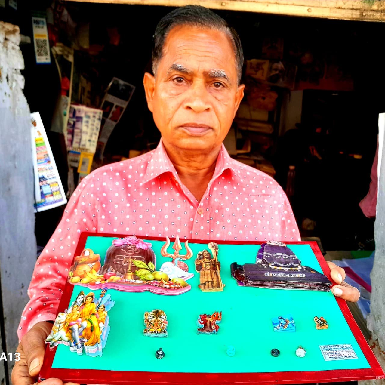 Artist Chittora Creates Unique Artworks on the Occasion of Maha Shivratri
