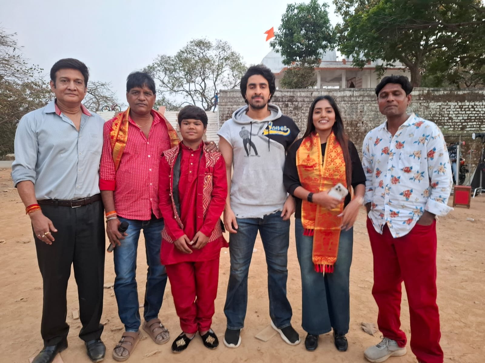 Shooting of Film “Deep Durga” Underway at Mumbai Film City; Yajur Marwah and Tania Mishra in Key Roles