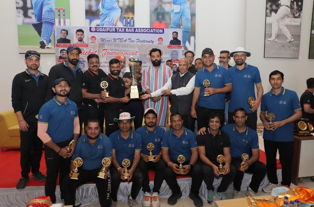 उदयपुर टैक्स फ्रेटरनिटी स्पोर्ट्स फेस्टिवल-2026 प्रतियेगिता सम्पन्न