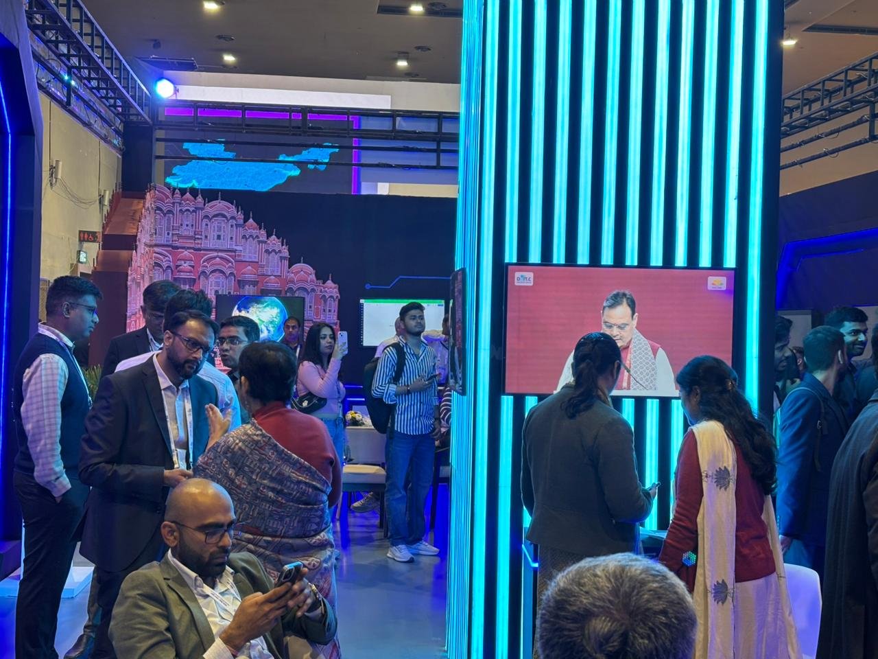 भारत मंडपम में स्थापित ‘राजस्थान एआई पवेलियन’