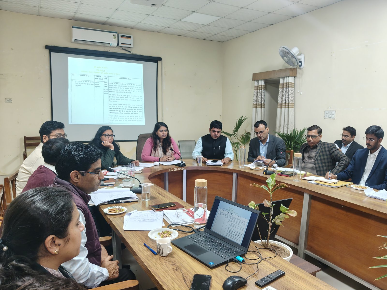 Review Meeting of Revenue Officers Held