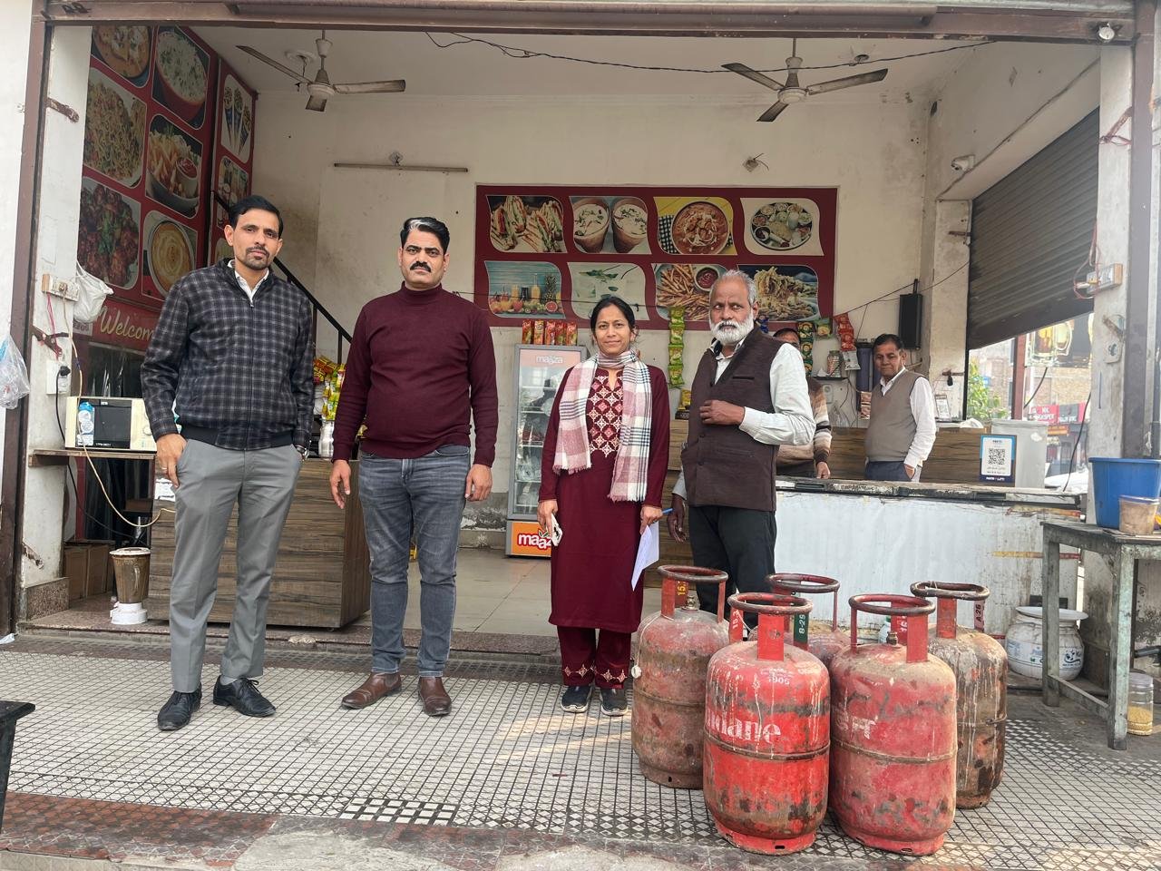 Action Taken on Misuse of Domestic LPG Cylinders by the Logistics Department