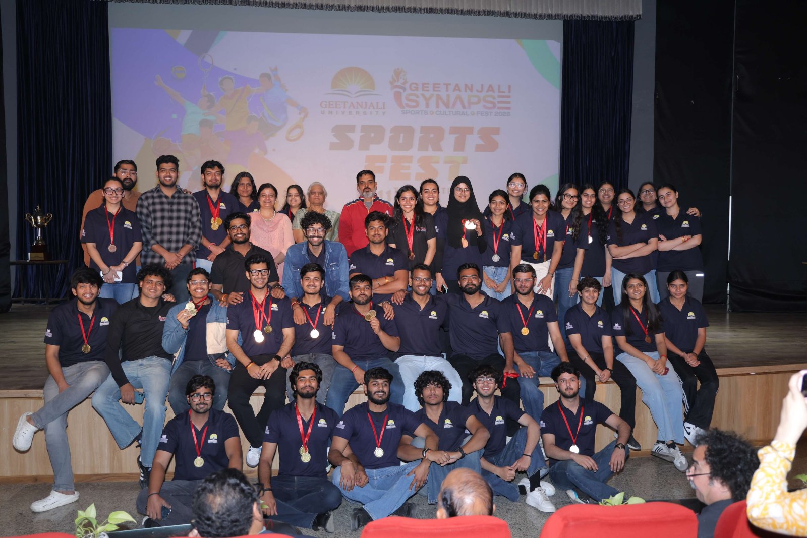 Grand Closing Ceremony of ‘Synapse Sports 2026’ at Geetanjali University