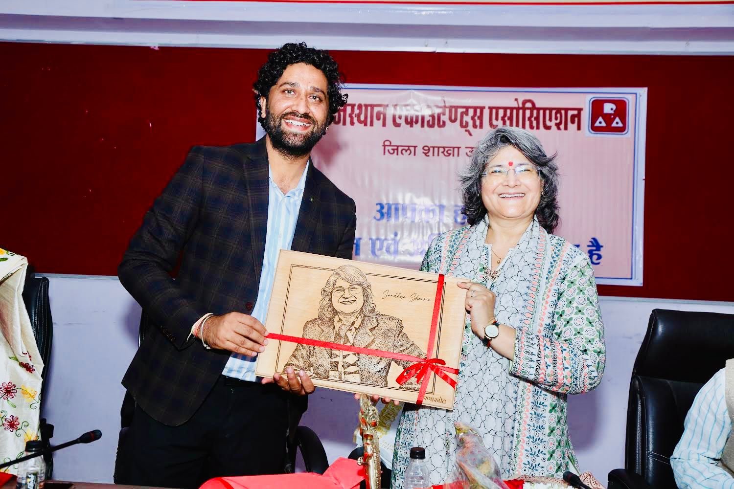 ’कोष एवं लेखा निदेशक संध्या शर्मा का उदयपुर आगमन पर स्वागत- अभिनंदन’