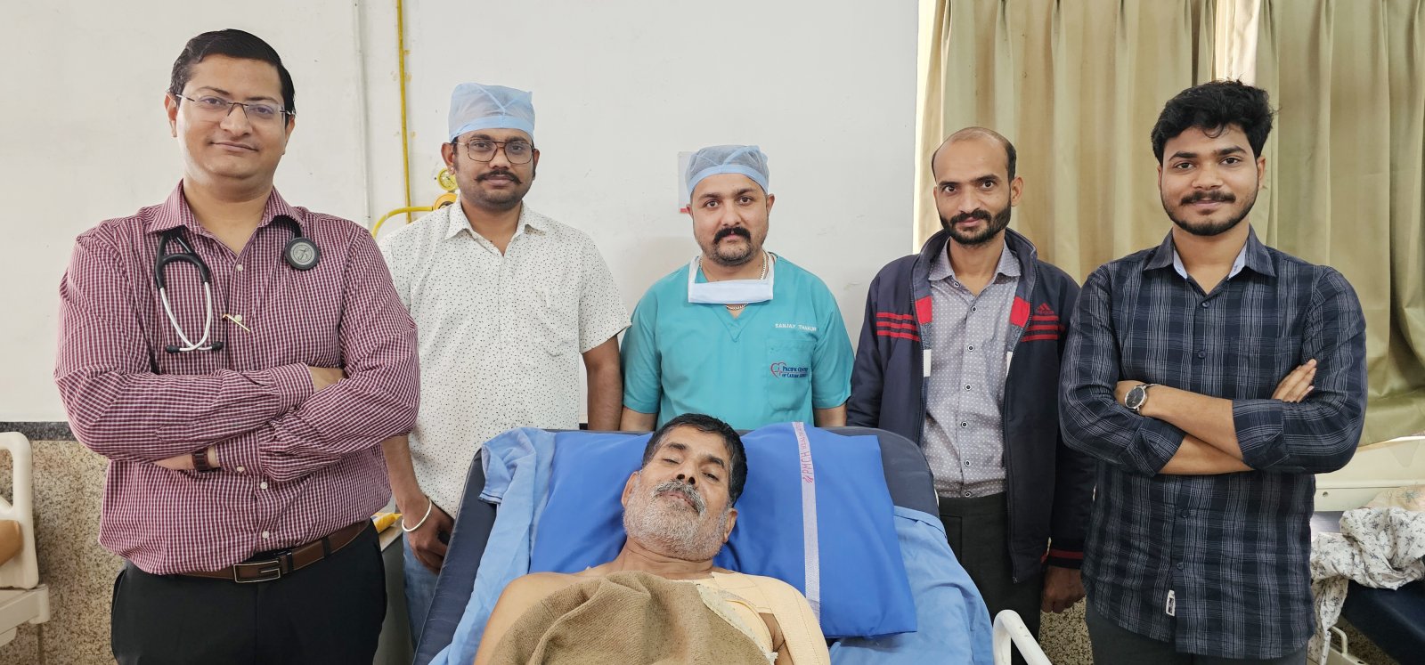 पीएमसीएच में बिना बेहोश किए हुई फेफड़ों की जटिल सर्जरी