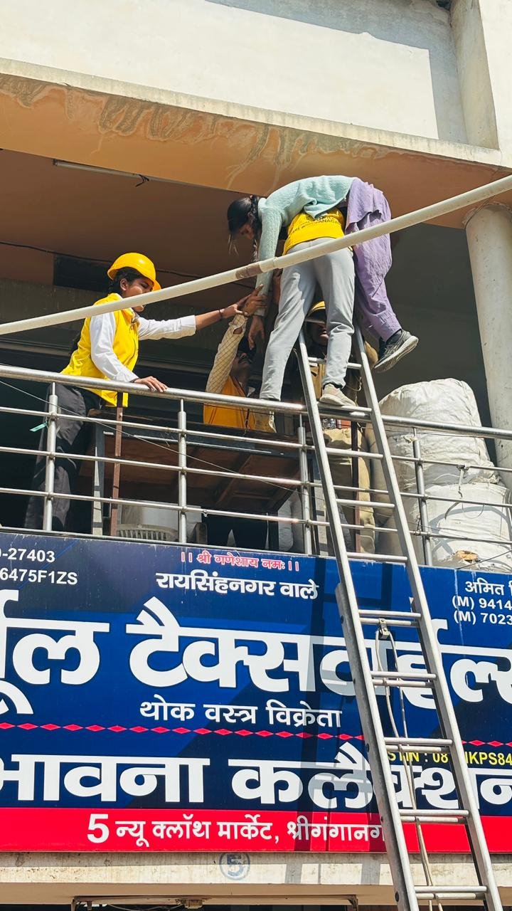 मॉक ड्रिलः न्यू क्लॉथ मार्केट अग्निकांड में दो की मृत्यु, पांच घायल