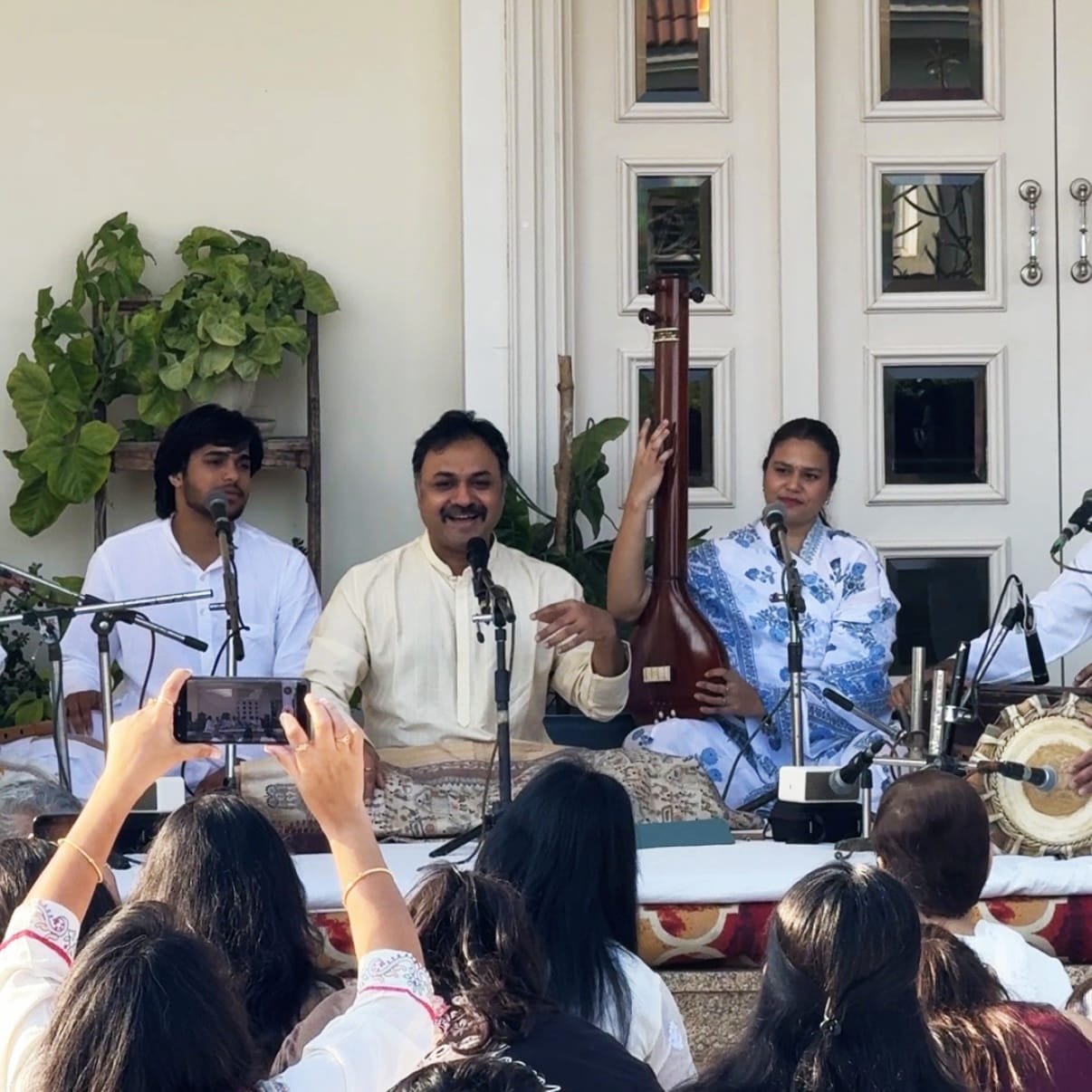Antarman Morning Music Meditation Gathering Enchants Audience