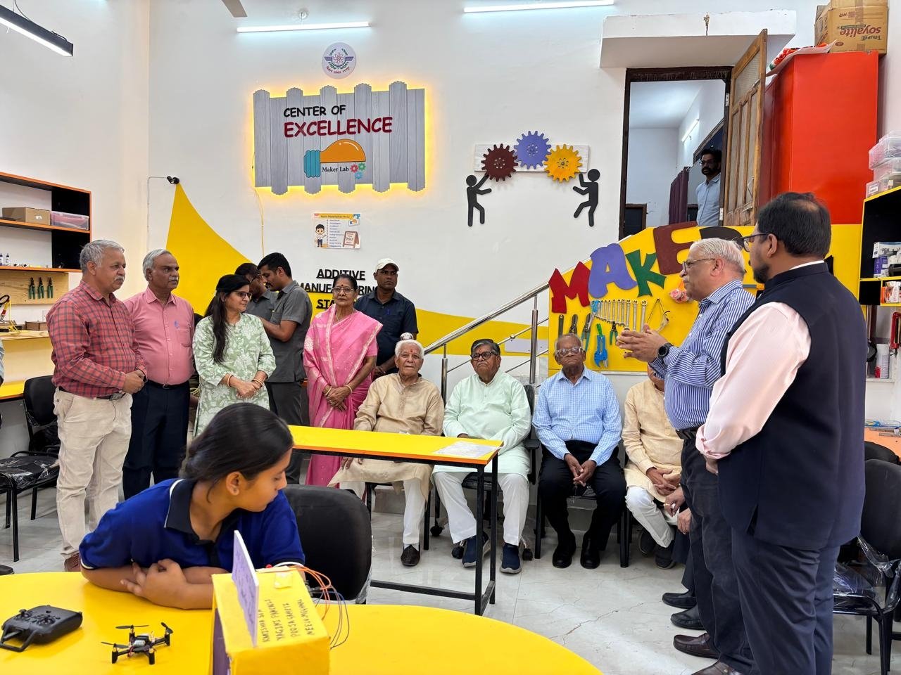 Inauguration of “Srinivasa Ramanujan STEM Lab – Center of Excellence” at Vigyan Samiti, Ashok Nagar