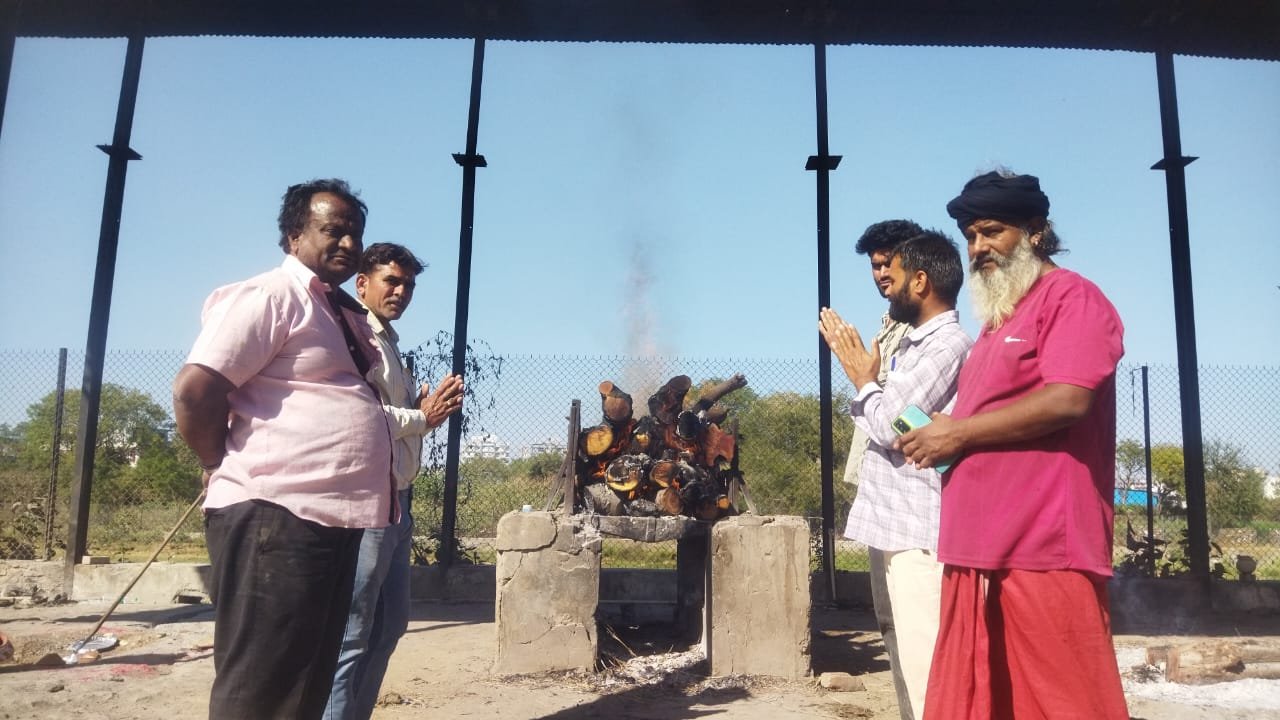 महाराणा प्रताप सेना में किया अंतिम संस्कार