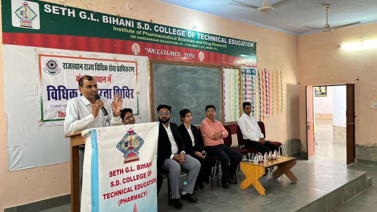 Awareness Camp on Acid Attack and Victim Compensation Scheme at Pharmacy College