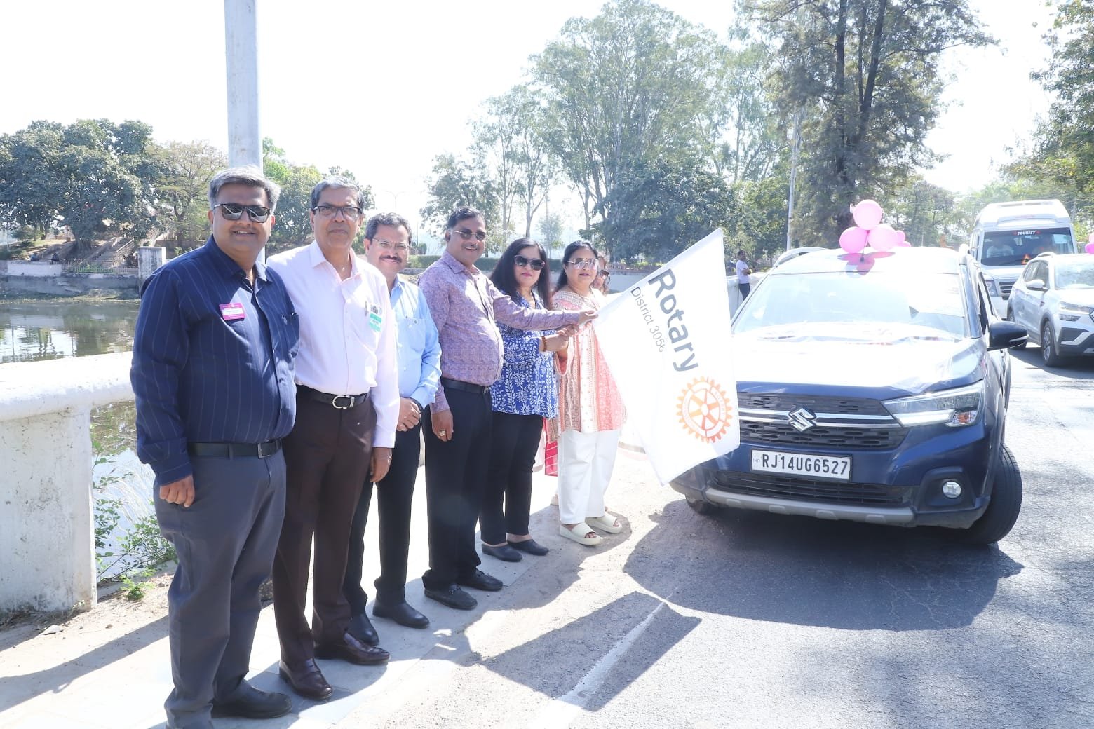 महिला सशक्तिकरण का संदेश देने शक्ति आॅन व्हील्स कार रैली उदयपुर पंहुची, अजमेर के लिये हुई रवाना