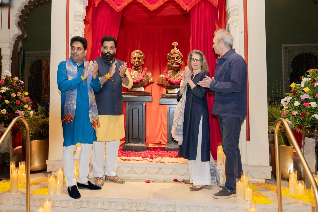 Statues of Maharana Bhim Singh and Colonel James Tod Unveiled on the Eve of the 42nd Annual Maharana Mewar Awards Ceremony