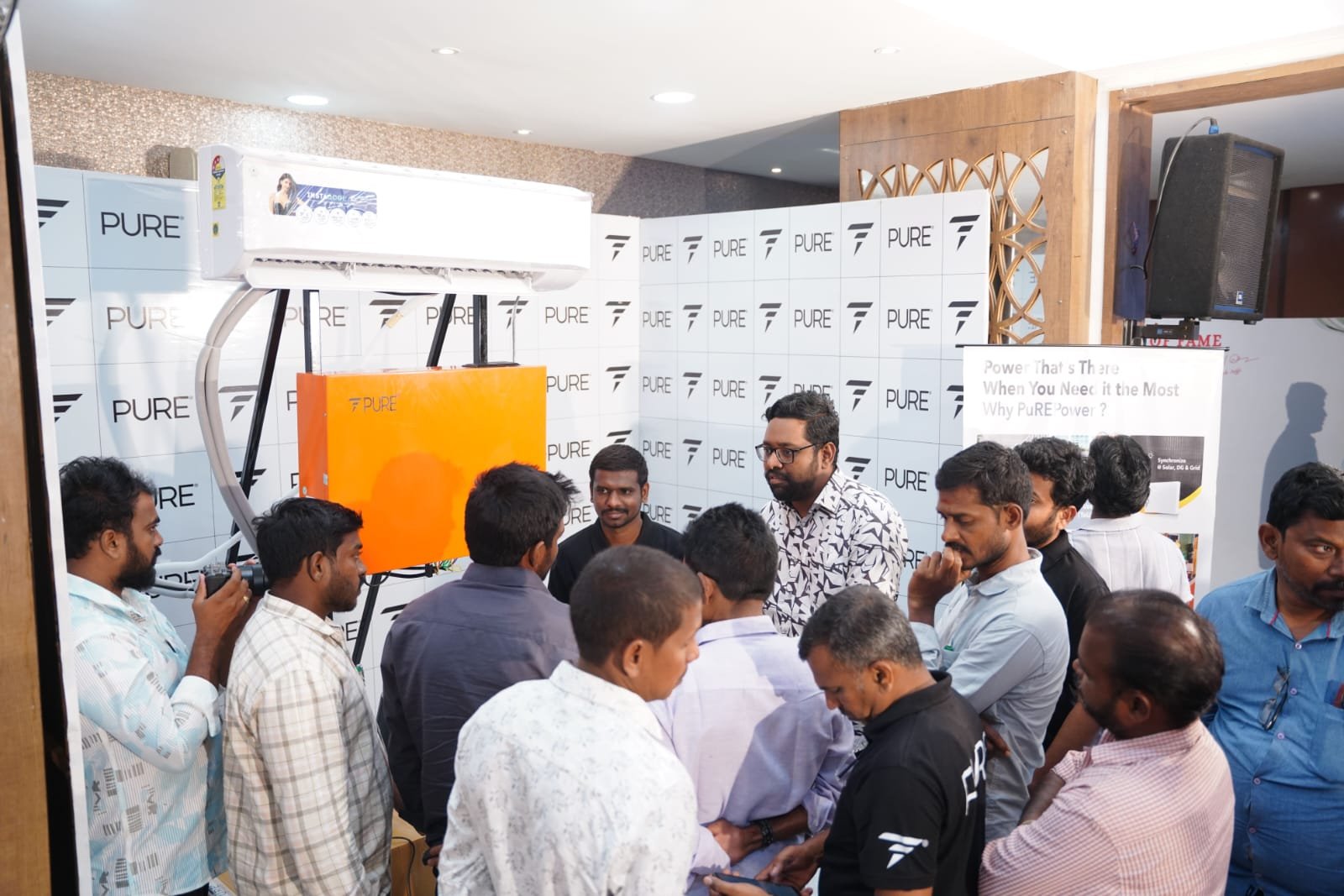 प्योरपॉवर डिस्ट्रीब्यूटर ने कोठागुडेम में इलेक्ट्रिशियन और डीलर्स के लिए कार्यक्रम आयोजित किया
