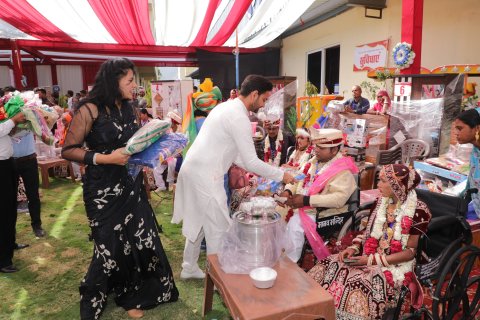 राष्ट्रव्यापी मानवता का महाकुंभ: नारायण सेवा संस्थान में 45वें दिव्यांग एवं निर्धन सामूहिक विवाह समारोह का भव्य आयोजन