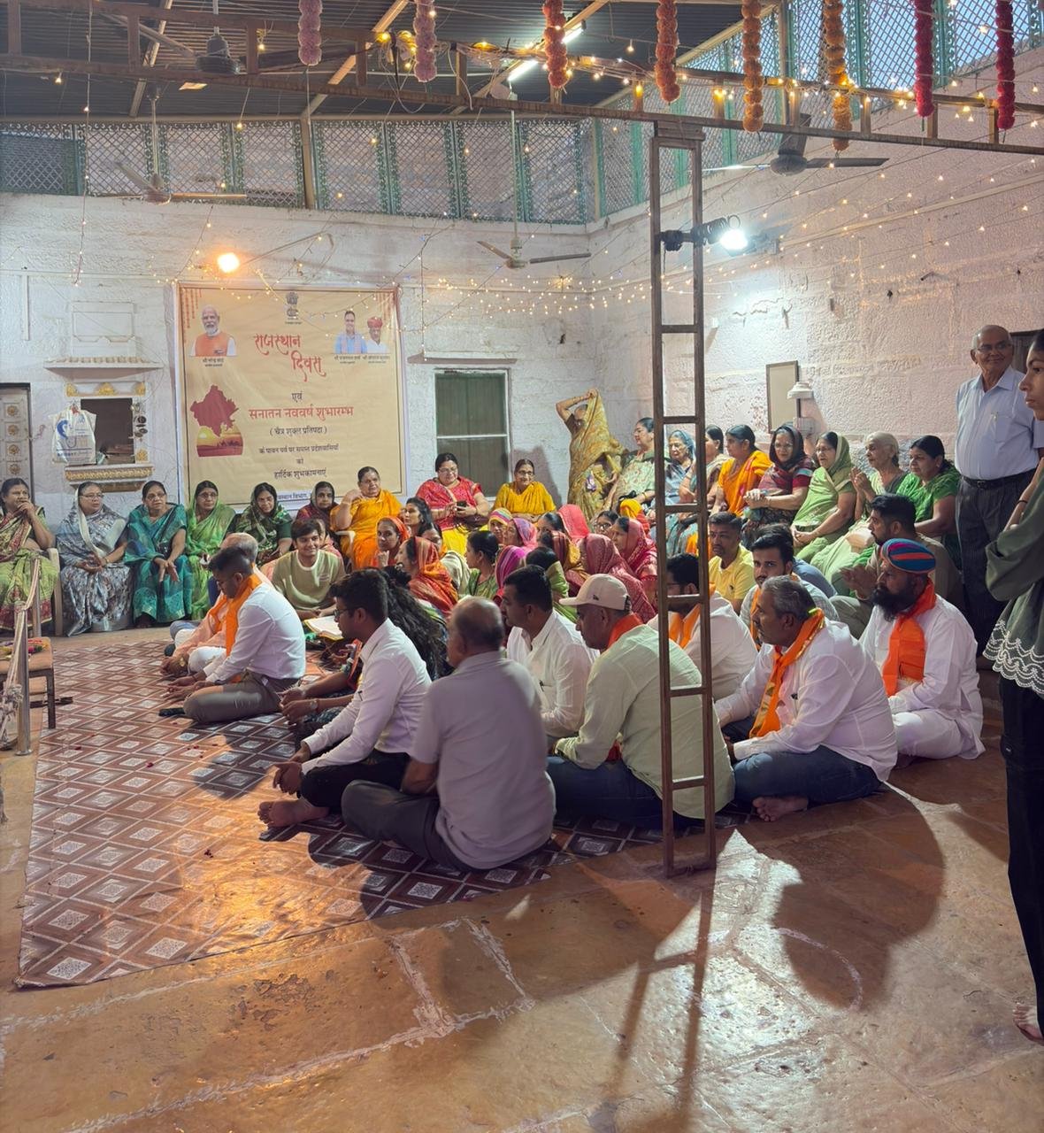 बांकेबिहारी मंदिर में भक्ति और श्रद्धा से सम्पन्न हुआ भव्य आरती कार्यक्रम