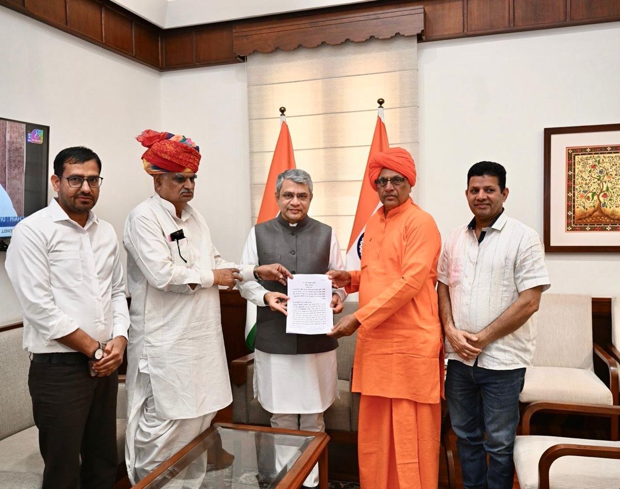 राजस्थान के नगरीय विकास और स्वायत शासन मंत्री झाबर सिंह खर्रा ने की दिल्ली में लोकसभा अध्यक्ष ओम बिरला और केंद्रीय मंत्रियों से मुलाकात