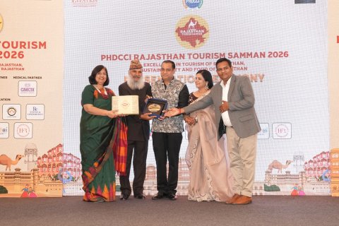 द्धितीय पीएचडीसीसीआई राजस्थान टूरिज्म सम्मान -2026 समारोह में राज्य के टूरिज़्म मंे जुड़े 25 विभूतियां हुई सम्मानित