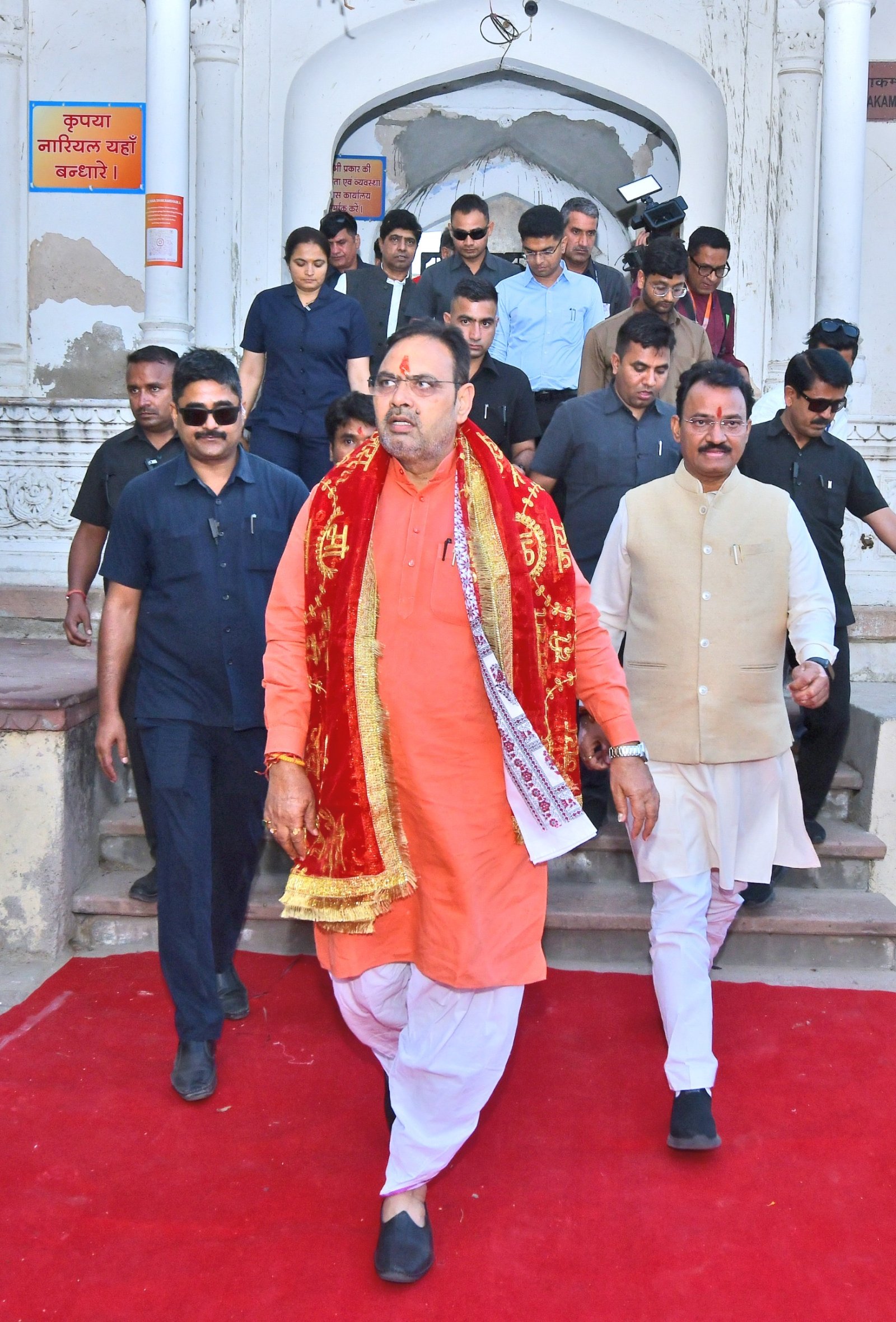 Chief Minister Bhajanlal Sharma Pays Reverence at Jwala Mata and Shakambhari Mata Temples