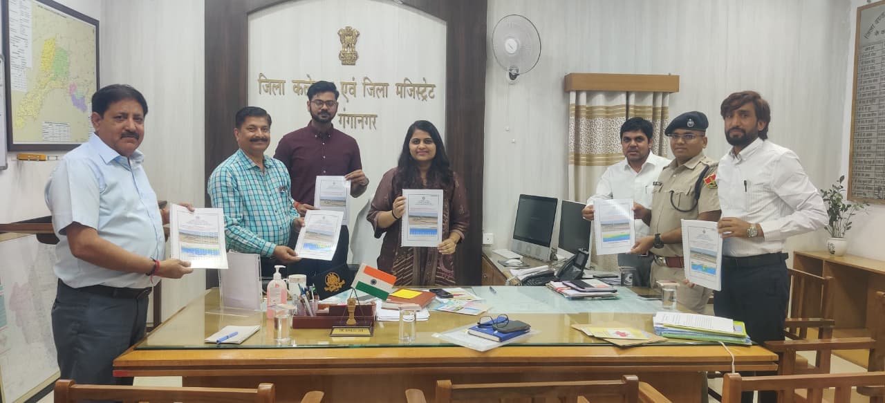 जिले के हेलीबोर्न सर्वेक्षण के निष्कर्षों पर कार्यशाला का आयोजन एवं सेम समस्या पर चर्चा