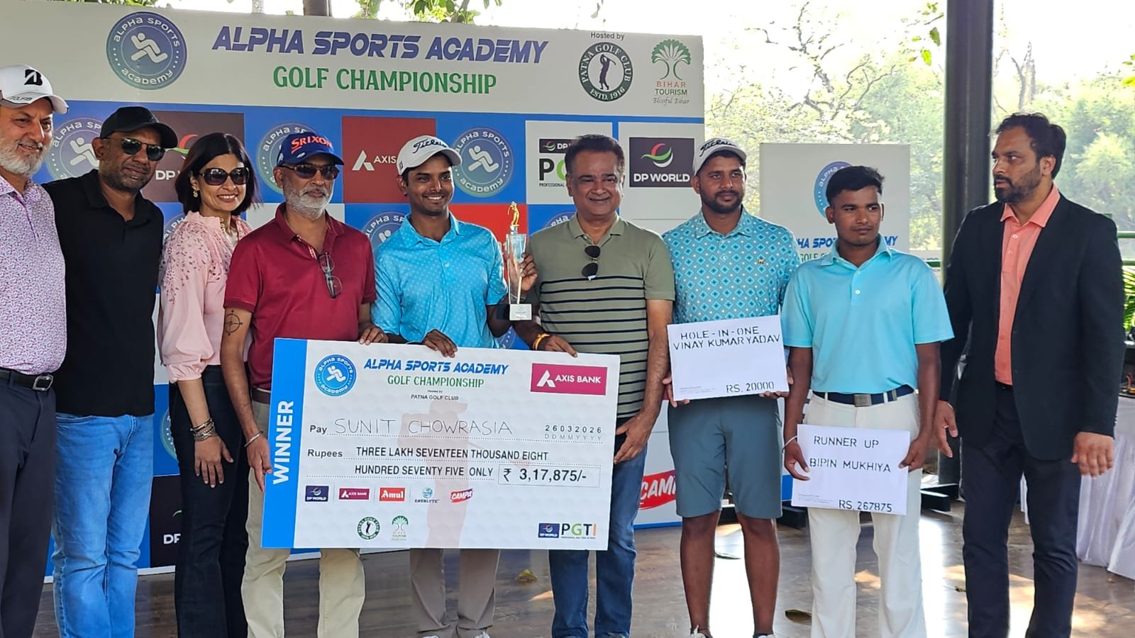 पटना में PGTI NEXTGEN ALPHA गोल्फ चैंपियनशिप का सफल आयोजन