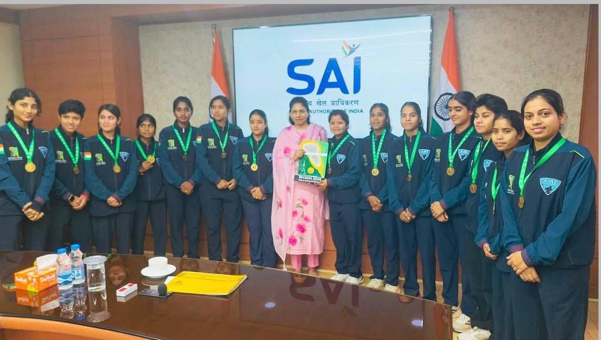 Union Sports Minister Felicitates Asian Lacrosse Games Champions, Boosts Morale