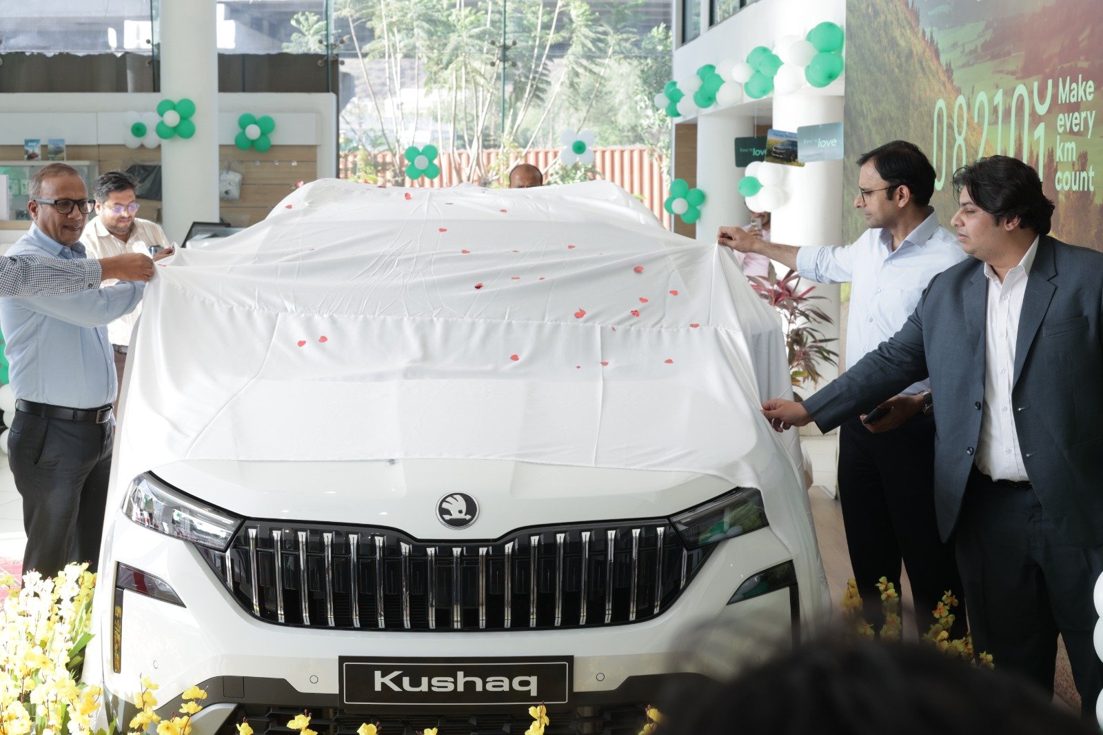 Grand Launch of New Å koda Kushaq Facelift at Shanta Å koda