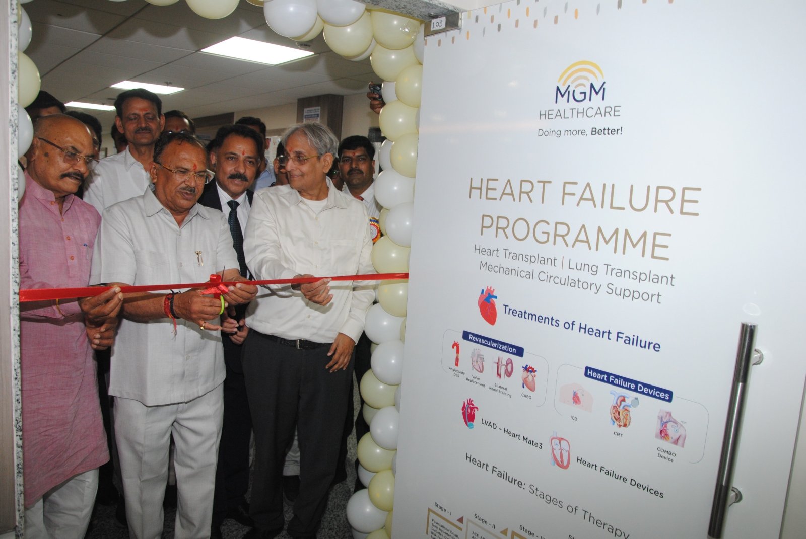 Assembly Speaker Shri Vasudev Devnani Inaugurates Heart and Lung Transplant OPD at Priyanka Hospital and Cardiac Center in Mansarovar, Jaipur