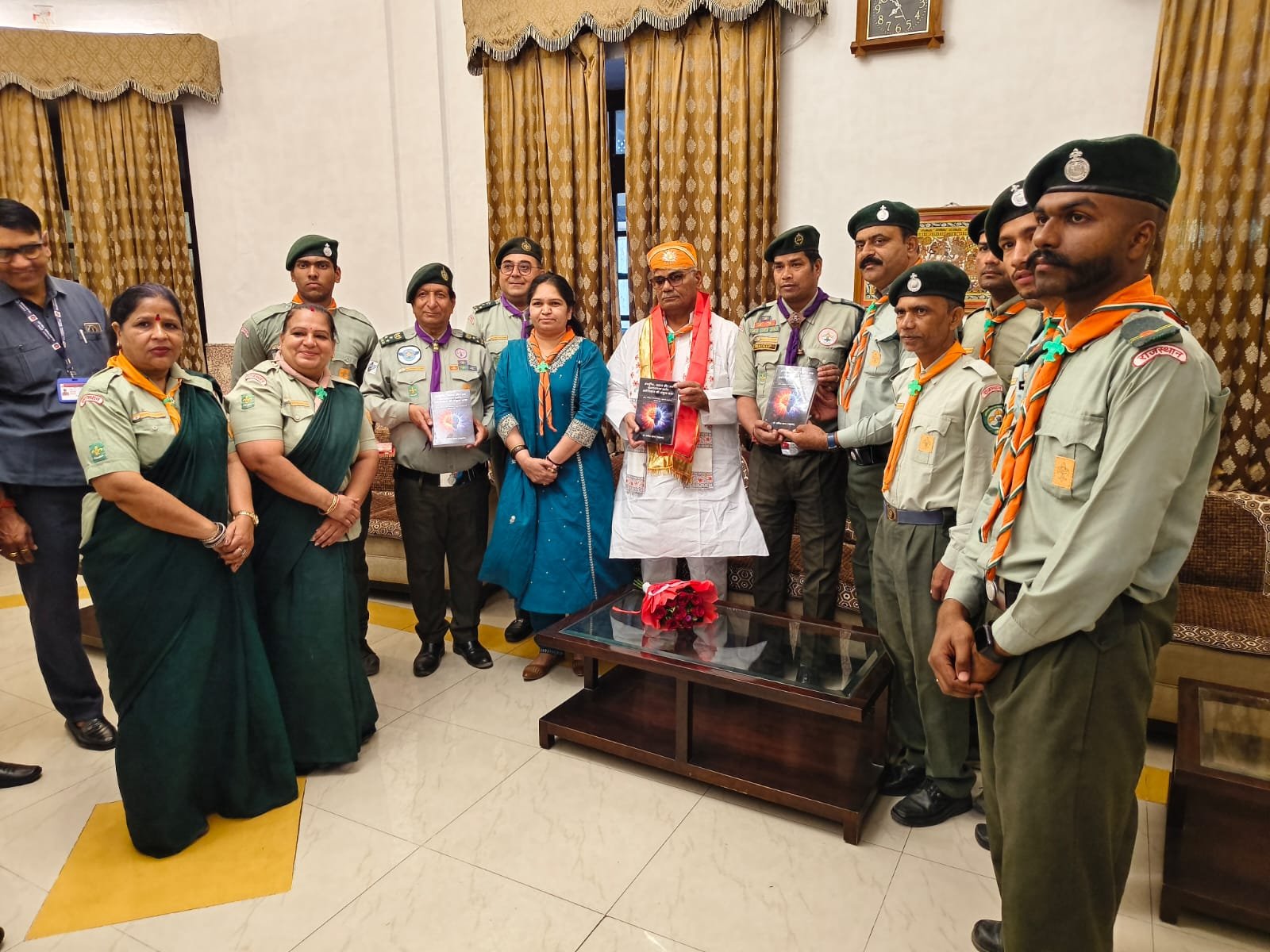 हिंदुस्तान स्काउट एंड गाइड ने शिक्षा मंत्री दिलावर से शिष्टाचार भेंट कर वार्षिक अधिवेशन पर चर्चा की
