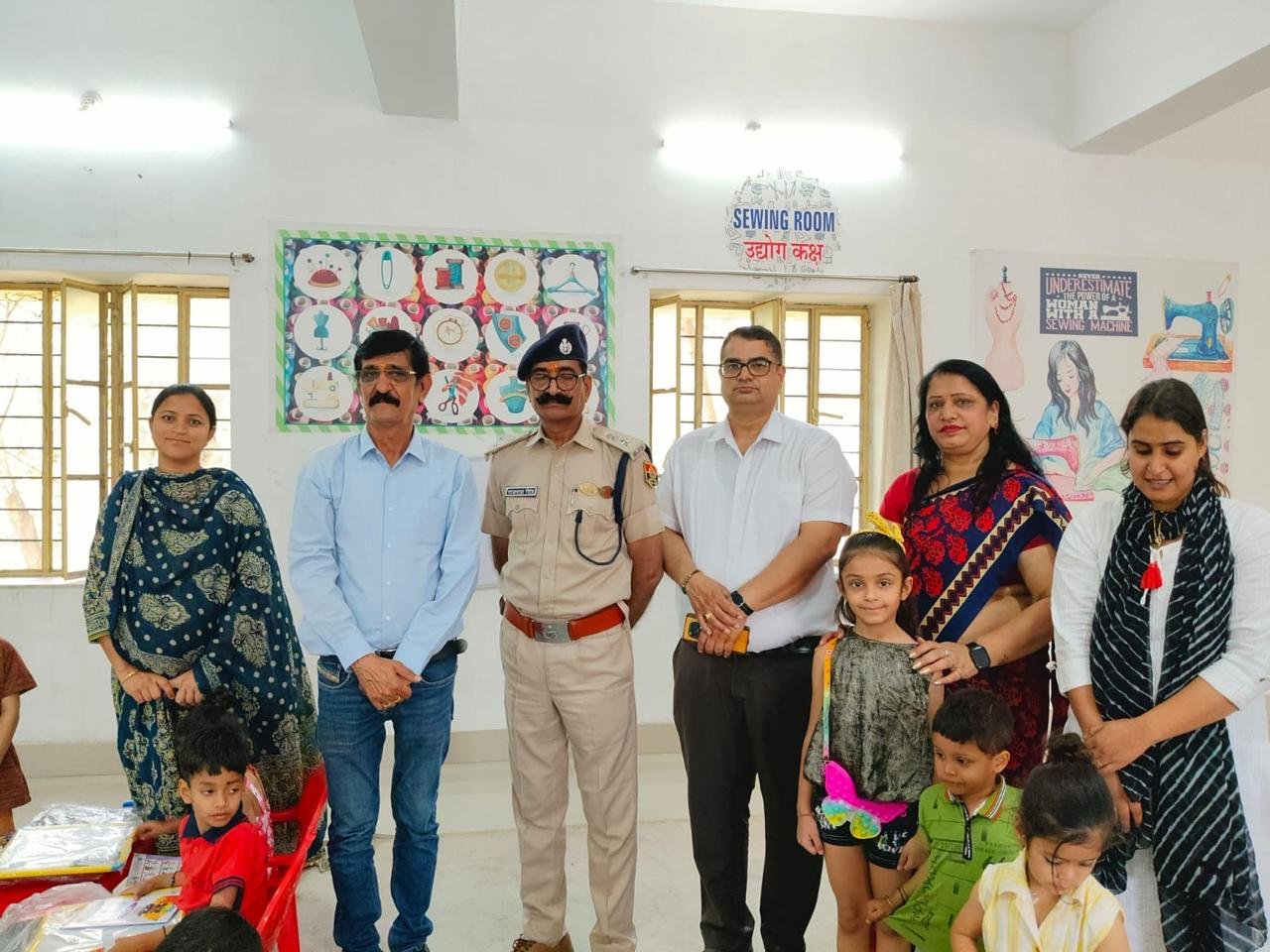 Distribution of School Bags and Study Material Kits to Children