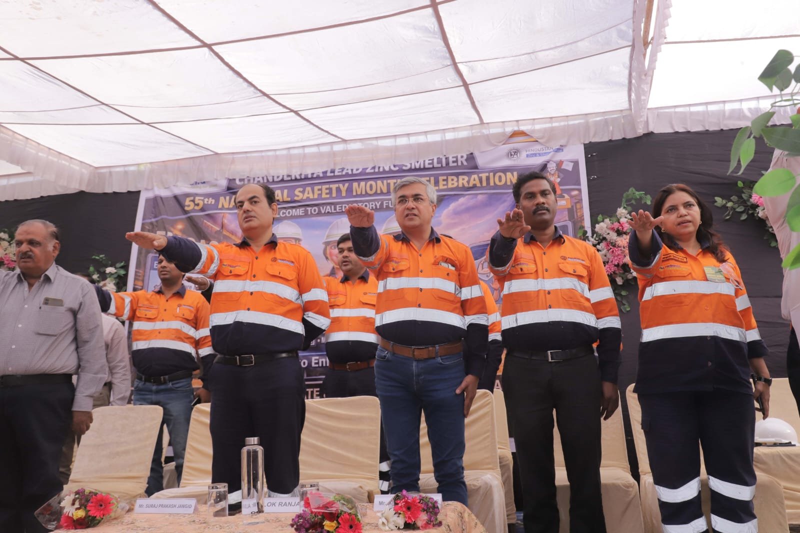 55th Safety Month Concludes at Hindustan Zinc with Pledge for Safety, Health, and Environmental Protection