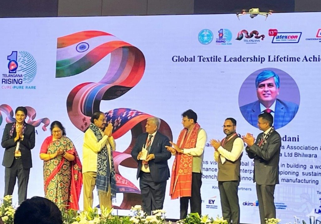 ###Dr. S. N. Modani Receives Global Textile Leadership Lifetime Achievement Award