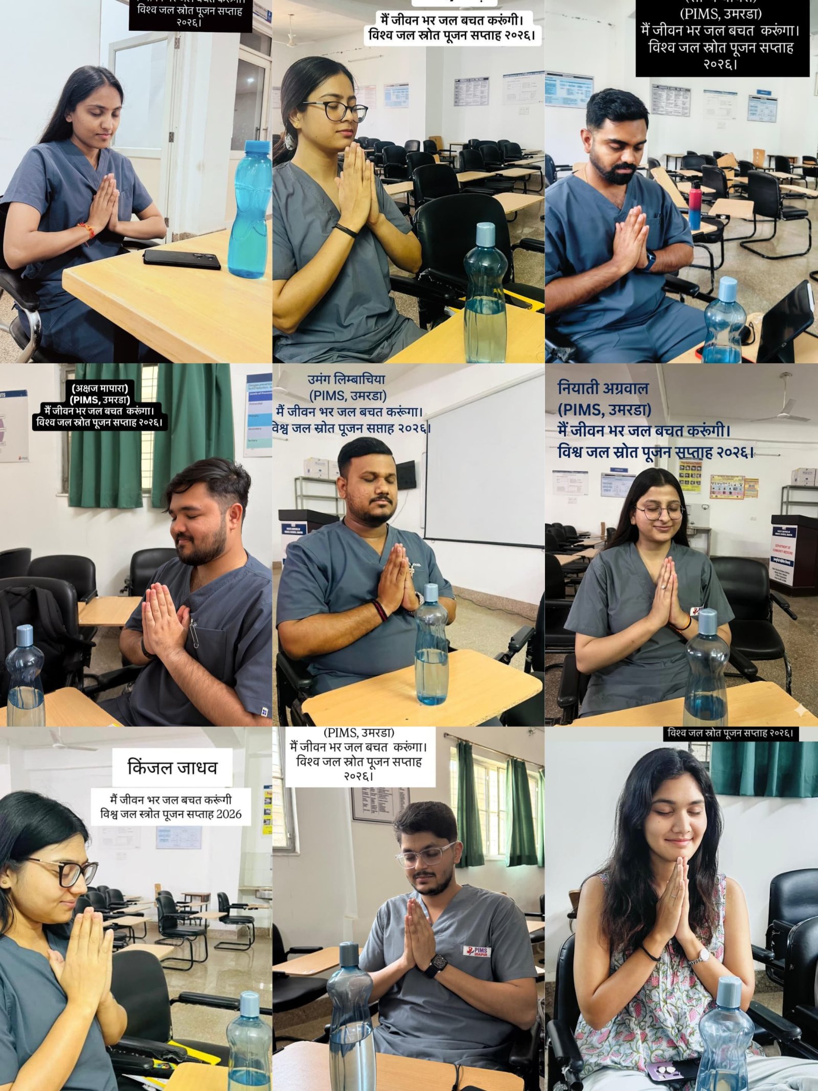 101 Future Doctors Take Oath for Water Conservation