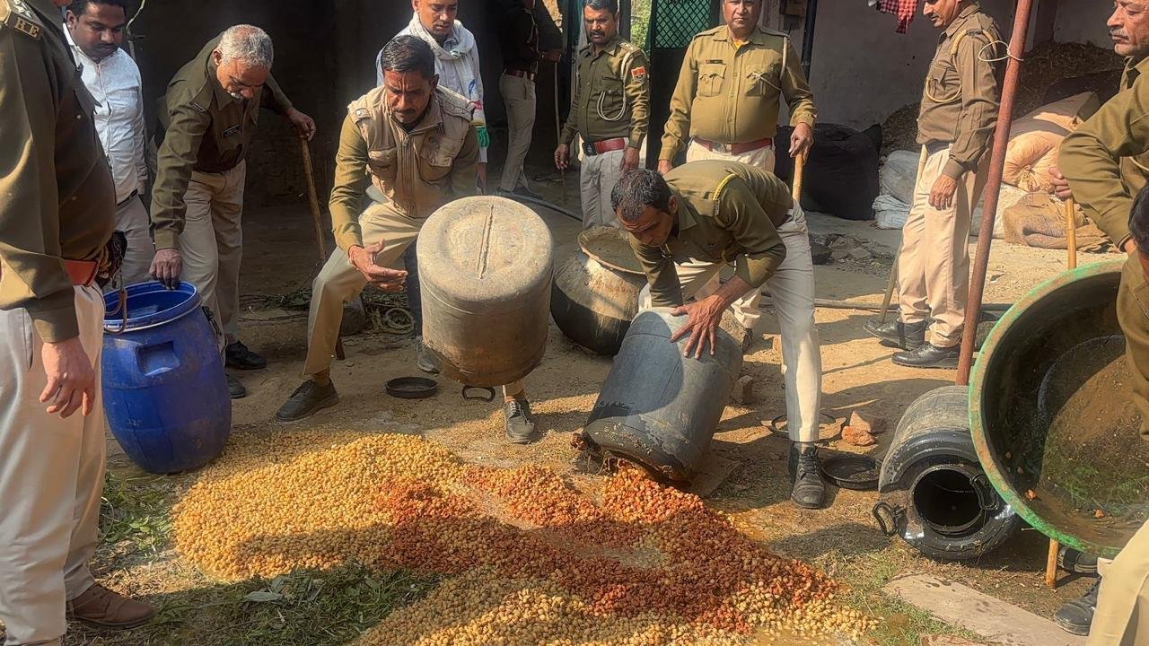प्रदेश में 2 लाख 5 हजार लीटर से अधिक वॉश नष्ट