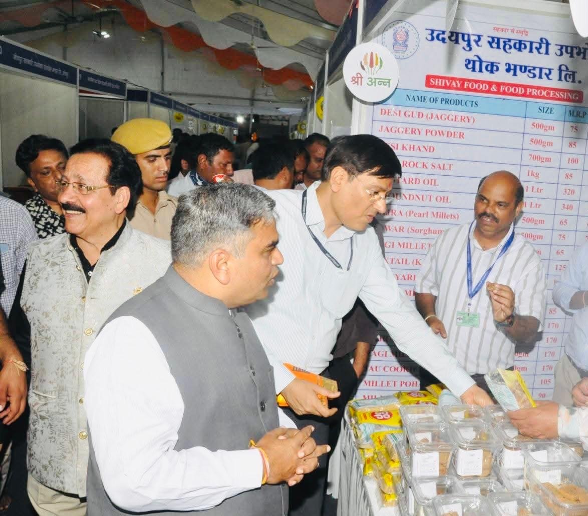 राष्ट्रीय सहकार मसाला मेले में स्वाद बिखेर रहे उदयपुर के उत्पाद