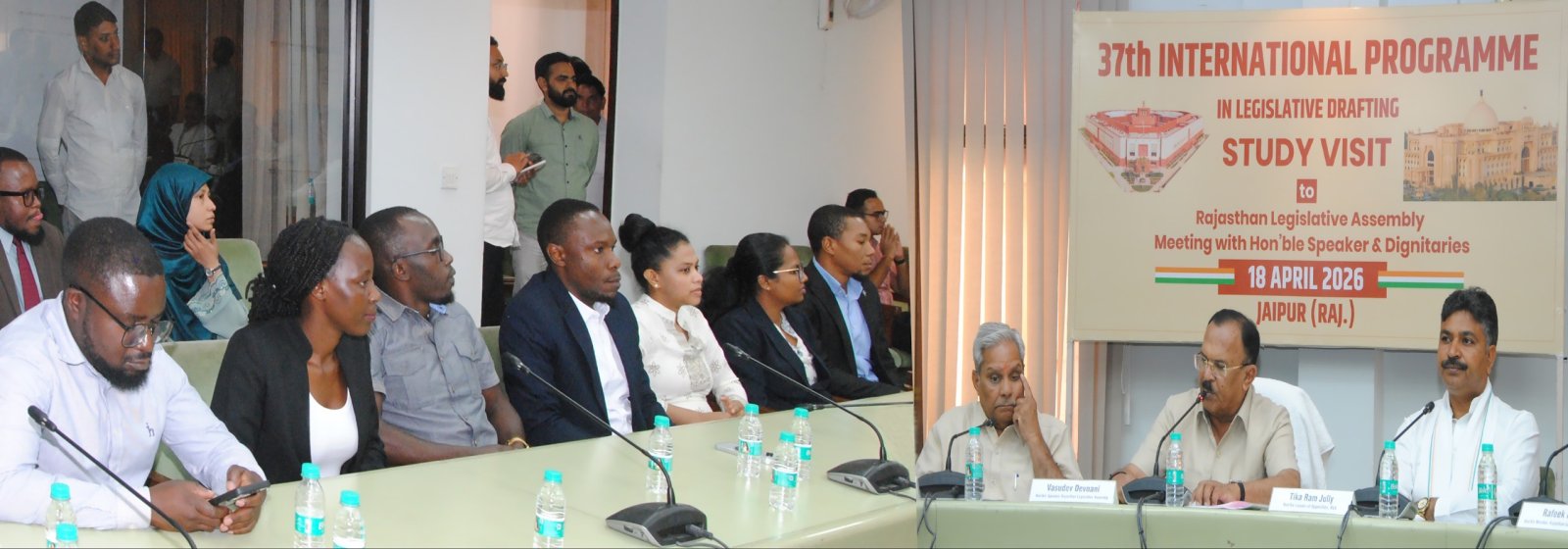 Rajasthan MLAs and Foreign Delegates Discuss Legislative Drafting