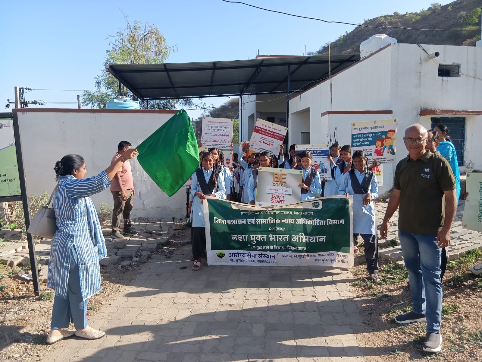 टीडी में छात्राओं की हुंकारः जागरूकता रैली से गूंजा ‘नशा मुक्त भारत’ का संदेश