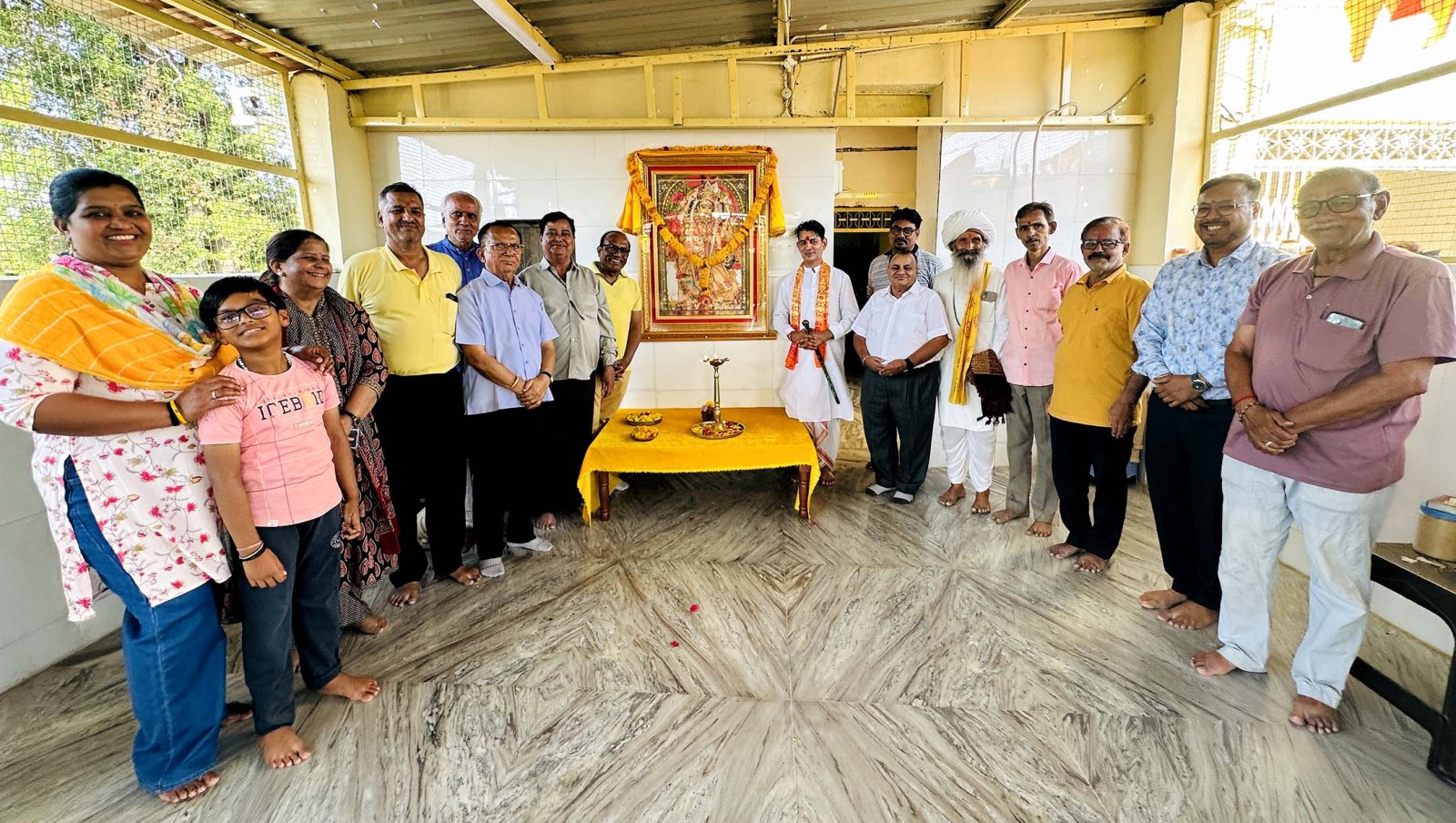 श्री पीताम्बरा आश्रम में बगलामुखी साधना परिसर स्थापित