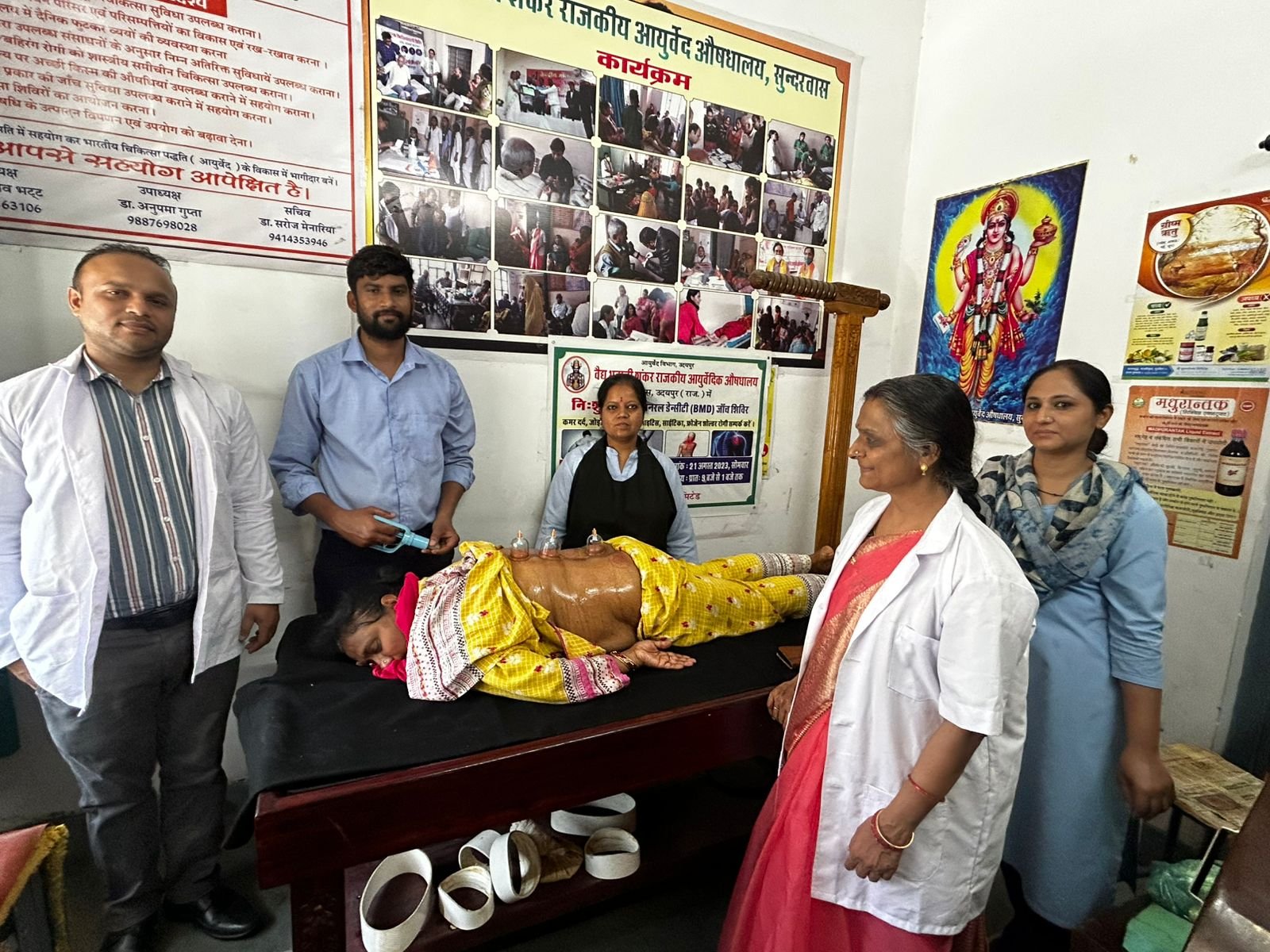 178 मरीजों को आयुर्वेदिक उपचार, 106 ने ली फिजियोथेरेपी सेवाएं