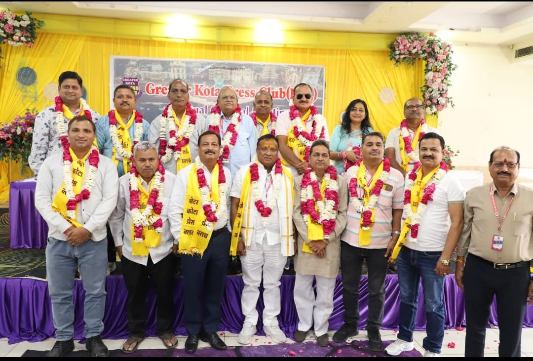 ###Greater Kota Press Club Elects Sunil Mathur as President Unopposed, New Executive Takes Charge