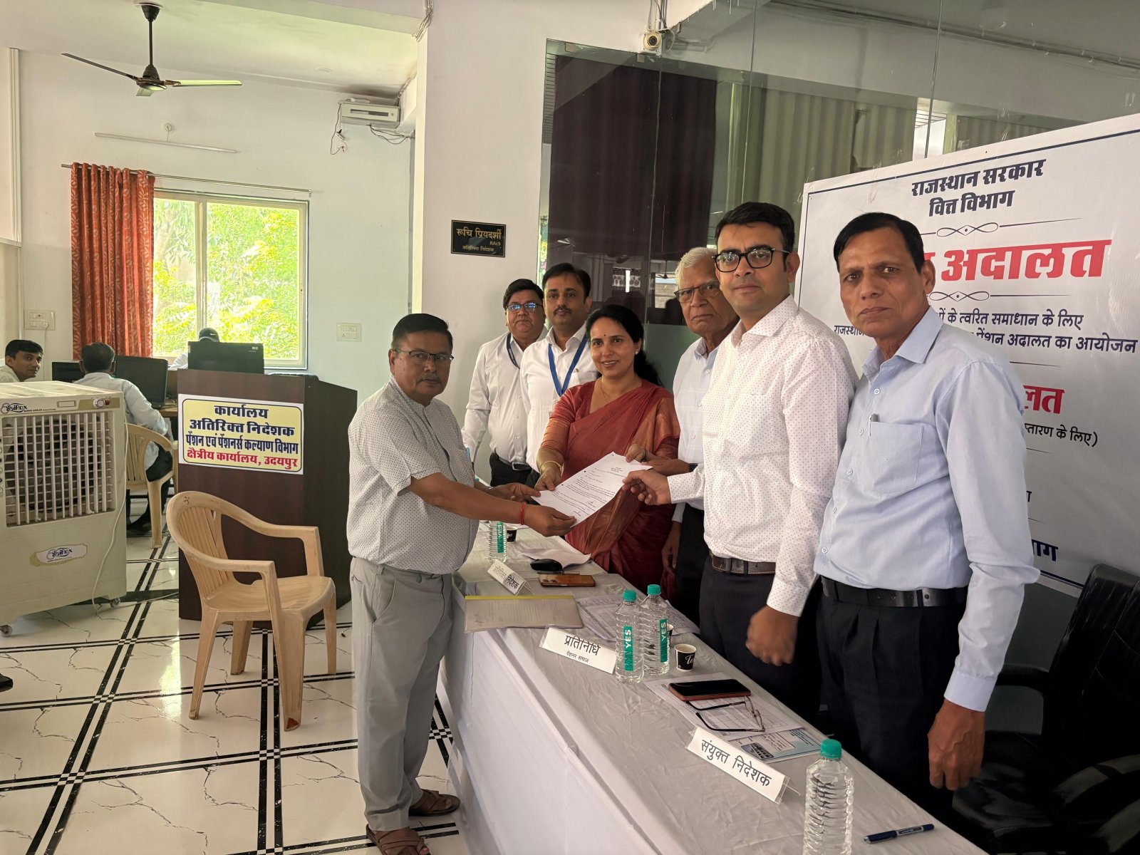 First Divisional-Level Pension Court Successfully Held in Udaipur