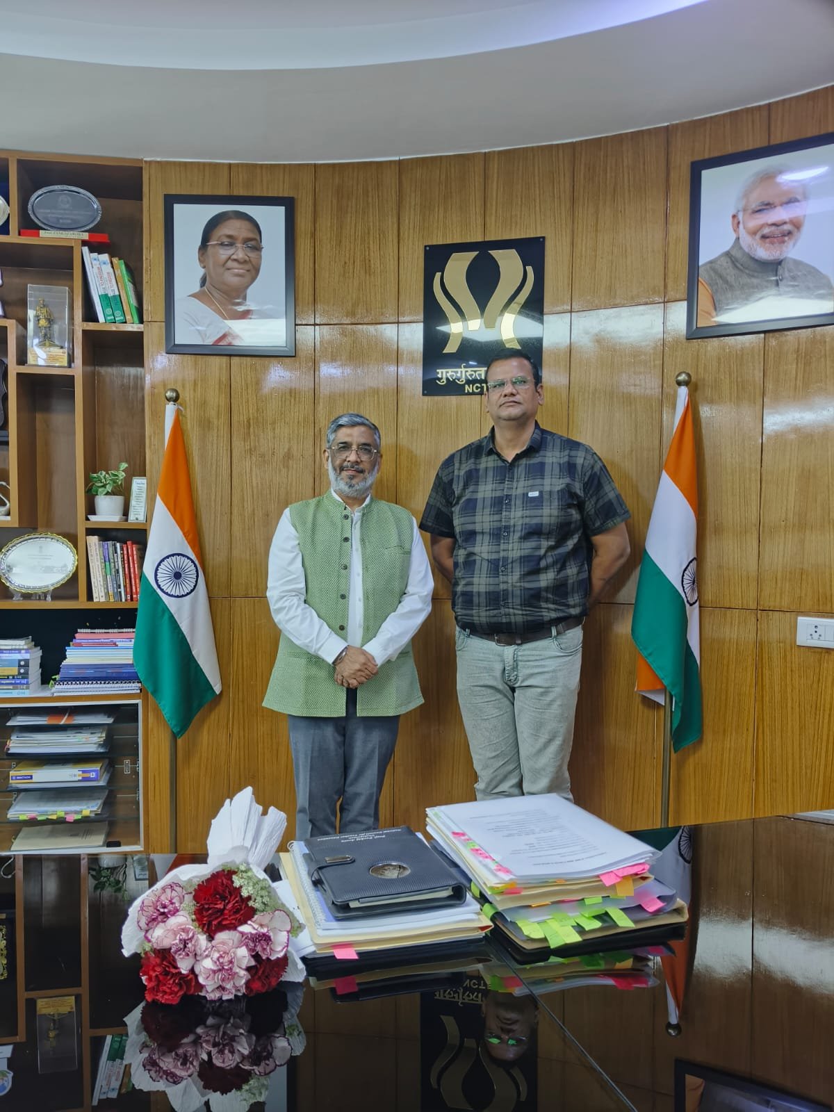 Vikram Rathore Meets NCTE Chief