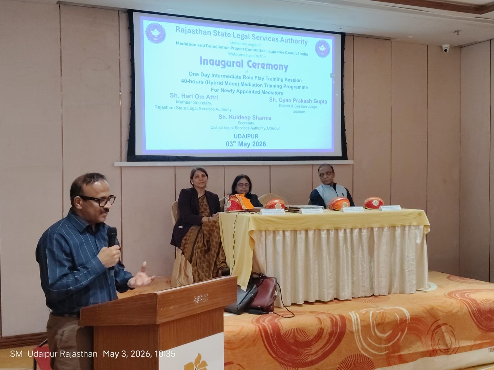 One-Day Training Program organized for Mediators in Udaipur