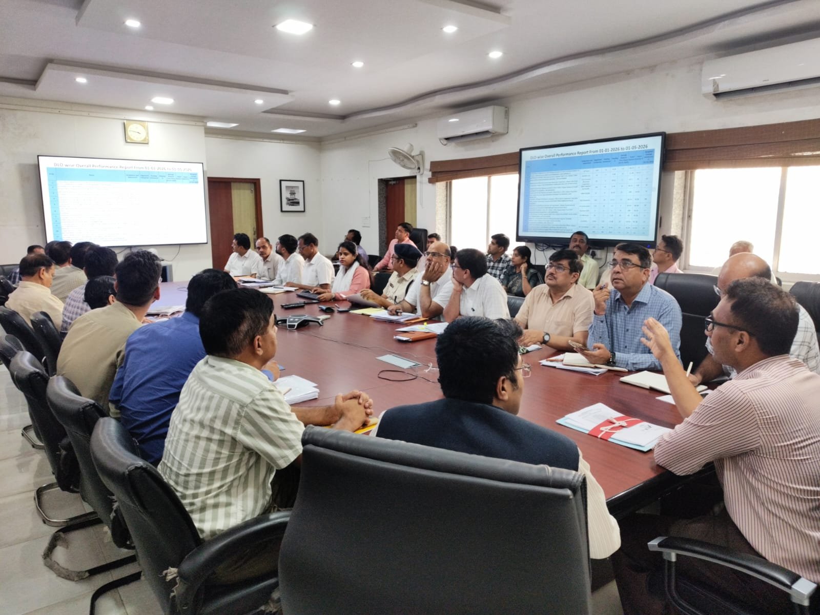 साप्ताहिक समीक्षा बैठक में जिला कलेक्टर की गहन समीक्षा, लंबित प्रकरणों के शीघ्र निस्तारण पर जोर