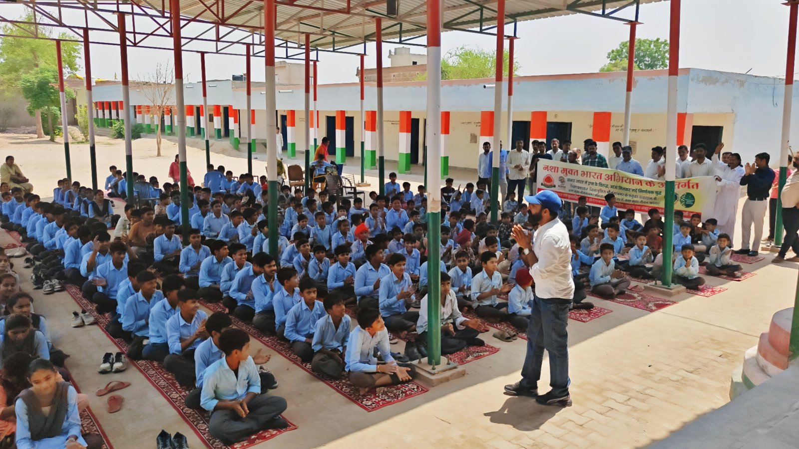 Awareness Workshops Against Drug Abuse Held in Schools; Students Take Anti-Drug Pledge