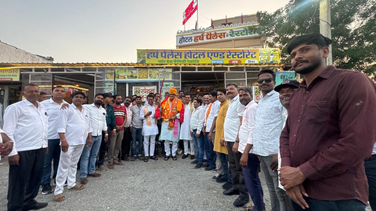 बंगाल विजय के बाद राजेंद्र सिंह राठौड़ का गोगुंदा आगमन. बड़गांव मंडल ने किया भव्य स्वागत