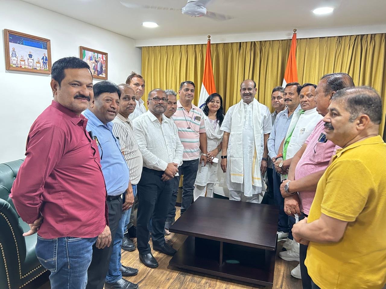Greater Kota Press Club Delegation Meets Lok Sabha Speaker