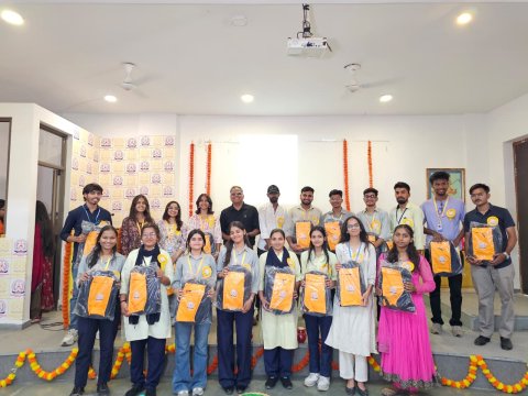 Aishwarya College’s Five-Day “Abhivyakti” Festival Begins Grandly