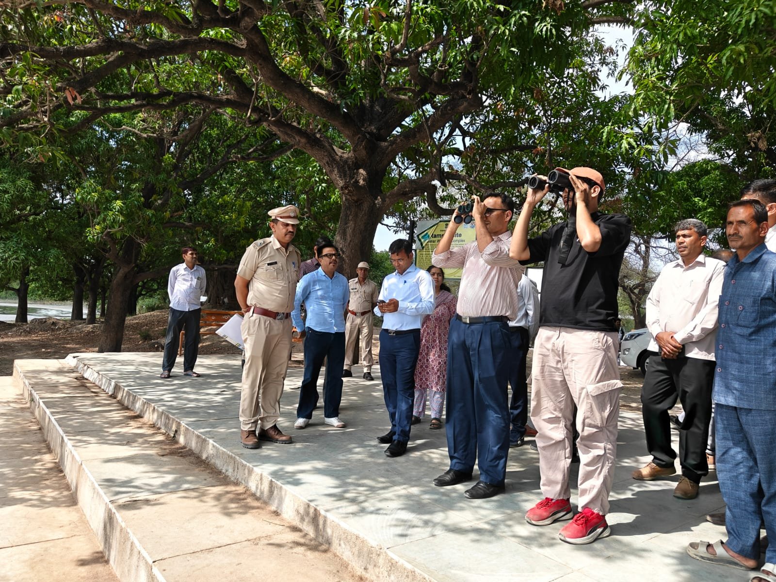 जिला कलक्टर ने किया भीण्डर क्षेत्र का दौरा